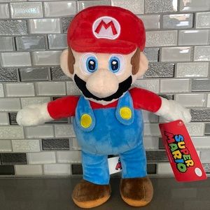 Super Mario Bros. MARIO Plush Toy Doll 12” Official Nintendo Licensed BRAND NEW